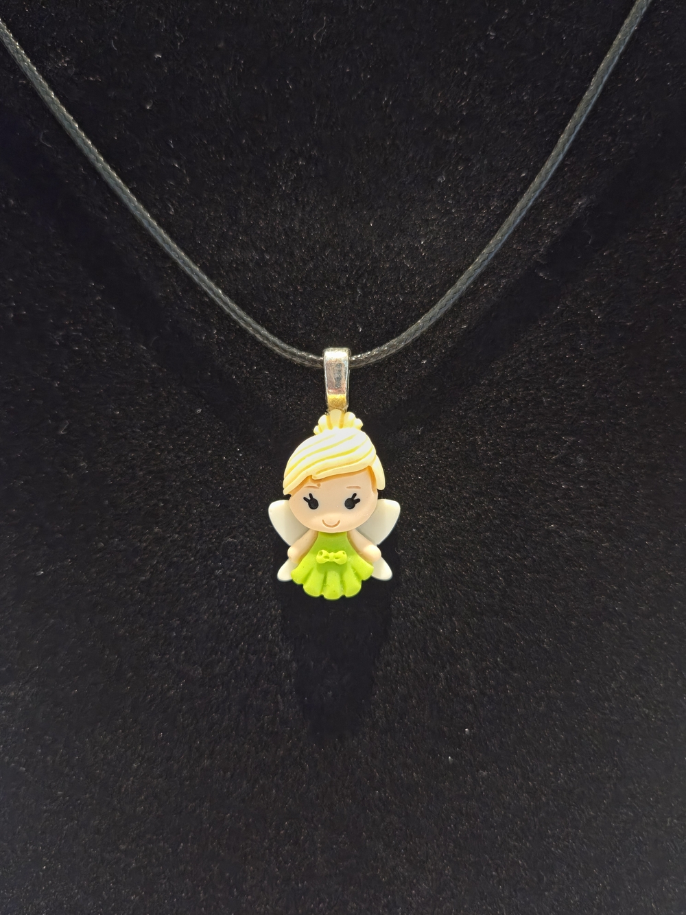 Tinker Bell Pendant Necklace - Whimsical Resin Charm